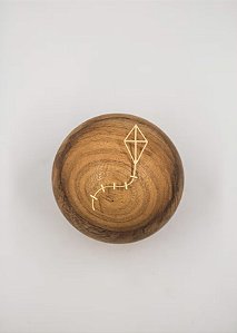 "Decoração de Parede de Madeira Tempo de Pipa"