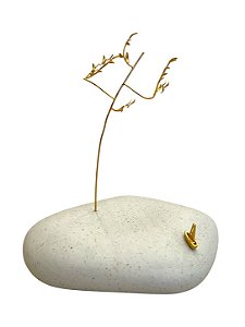 Mundinho Atracar Areia Escultura Decorativa