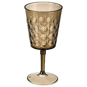 Taça Acrílico Marrom Esfera 350ml