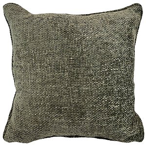 Almofada Áustria 55X55 Musgo Chenile c/ cordão