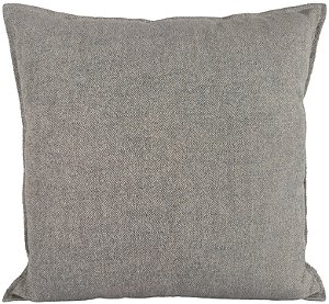 Almofada Linho Cinza Chevron 52x52 cm