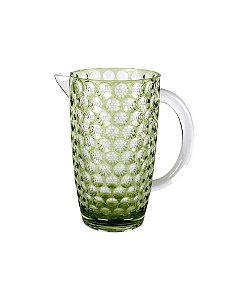 Jarra Acrílico Círculos Verde 2,5 L