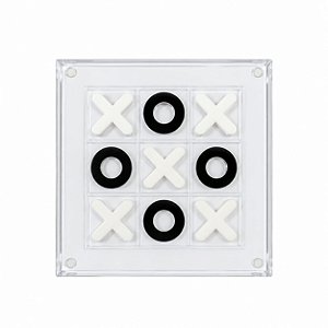 Jogo da Velha Decorativo em Acrílico 21,5x21,5cm
