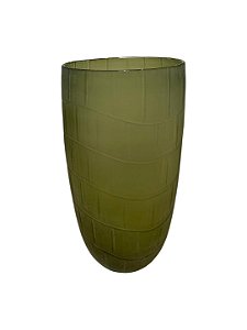 Vaso de Vidro Verde Claro (35 Alt x 18 diam) DK0081