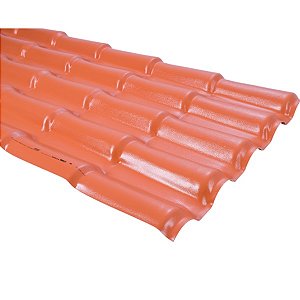 TELHA PVC COLONIAL CERAMICA 328 X 88 CM - FORTLEV