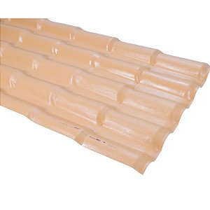 TELHA PVC COLONIAL MARFIM 230 X 88 CM - FORTLEV