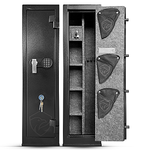 COFRE 118CM PARA ARMAS LOGAS SEGREDO ELETRÔNICO