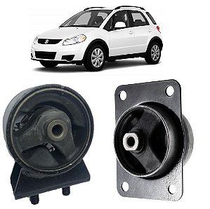 Kit Coxim Esquerdo Traseiro Motor Suzuki SX4 2010 2011 2012 2013 2014 2015 2016