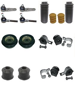 Kit Terminal Pivô Coxim Amortecedor Gol Parati Saveiro G1