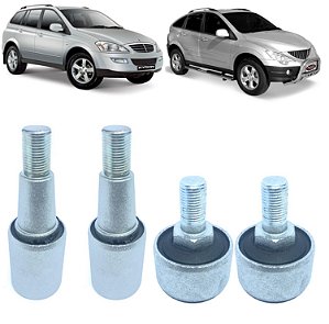 Kit 4 Bucha Bandeja Inferior Ssangyong Actyon Kyron Rexton