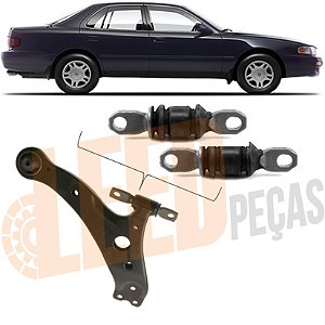 Kit Bucha Gravata Bandeja Dianteira Toyota Camry 1992 1993 1994 1995 1996 1997 1998