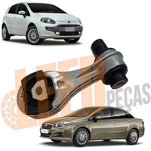 Calço Coxim Restritor Torque Câmbio Punto 1.4 Turbo Tjet 2011 2012 2013 2014 2015 2016 Linea 1.4 Turbo Tjet 2009 2010 2011 2012 Biela