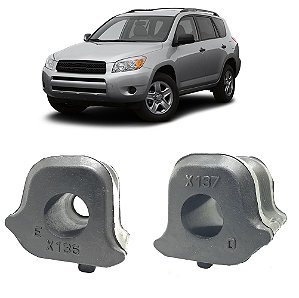 Kit Bucha Barra Estabilizadora Direita Esquerda Toyota Rav 4 2006 2007 2008 2009 2010 2011 2012 2013 23,4mm