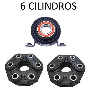 KIT COXIM EIXO MANCAL CARDAN OMEGA/SUPREMA .../98 MTR.6CC/BMW 325I(FLANGE ANTI VIBRACAO)