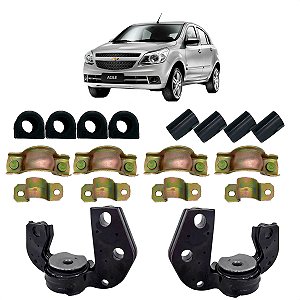 Kit Suporte Bucha Barra Tensora Estabilizadora Agile 2009 2010 2011 2012 2013 2014 2015