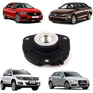 Coxim Superior Amortecedor Dianteiro Jetta 2005 a 2011 Passat 2006 a 2010 Audi A3 2007 a 2012 Fusca 2013 a 2018 Tiguan 2009 a 2017 Eos 2006 2007 2008 2009 2010 2011 2012 2013 2014 2015