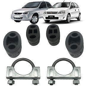 KIT COXIM CENTRAL SILENC.DIANT. TRAS. ABRAÇADEIRA UAB35 CORSA 94/.../CORSA SEDAN 95/...CORSA WAGON 97/...=206016