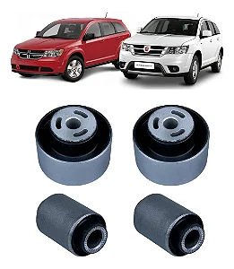 Kit 4 Buchas Balança Bandeja Leque Dodge Journey Freemont