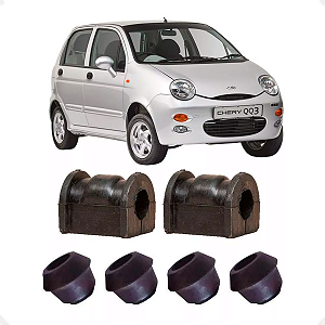 kit Bucha Barra Estabilizadora Braço Chery Qq 2011 2012 2013 2014 2015 2016 2017 2018 2019 2020