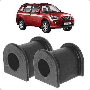 Kit Bucha Barra Estabilizadora Dianteira Chery Tiggo 2009 2010 2011 2012 2013 2014 2015