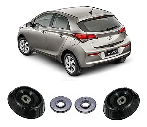 Par Rolamento Coxim Amortecedor Dianteiro Hyundai Hb20