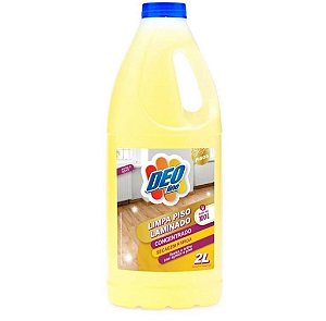 LIMPA PISO LAMINADO DEO LINE – * Concentrado * Secagem rápida * Rende até 100 litros * Realça o brilho sem agredir o piso