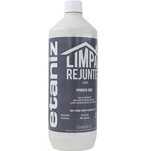 LIMPA REJUNTE ETANIZ 1L * Solta resíduos * Limpa incrustações calcárias