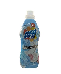 AMACIANTE CONFORTO E DELICAADEZA 1L Rende até 50 lavagens * Microcápsulas que liberam ainda mais perfume com o movimento das roupas * Cheirinho de roupa lavada por muito mais tempo