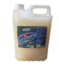 LAVA ROUPAS LIQUIDO COCO 5 L CLARILIMP * Limpa sem agredir, manchar ou danificar as cores dos tecidos