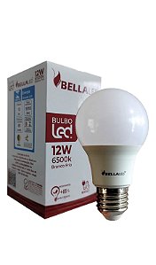 LÂMPADA LED  BRANCA FRIA 12W BELLALED