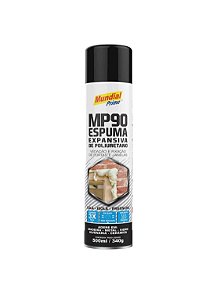 ESPUMA EXPANSIVA DE POLIURETANO 500 ML MUNDIAL PRIME * Cola  * Isola  * Preenche * Adere em: madeira, metal, vidro, alvenaria, cerâmica