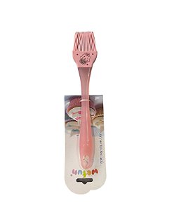 PINCEL CULINÁRIO DE SILICONE ROSA 23 CM WEFUN