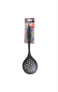 ESCUMADEIRA SILICONE PRETA 28CM ECO´S
