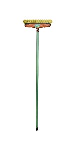 VASSOURA ESFREGÃO COM CAPA * Com cabo * Largura 30cm * Cores variadas