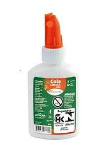 Cola Branca Escolar Liquida 40 Gramas Leoeleo
