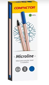 Caneta Hidrocor 0,4mm Microline Compactor
