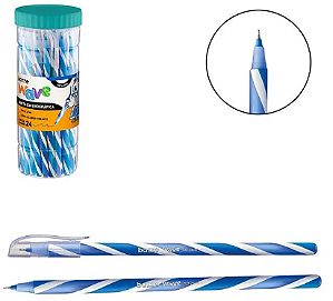 Caneta Esferográfica Wave 1.0 Azul Bazze