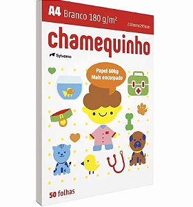 Papel Sulfite A4 180 g/m² Branco / 50 Folhas / Chamex