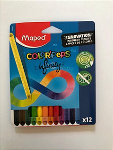 Lápis de Cor Infinity Maped 12 Cores
