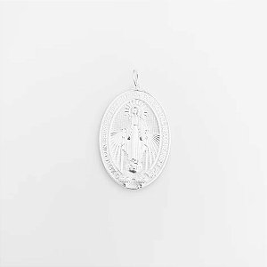 Pingente Medalha Nossa Senhora das Graças Grande