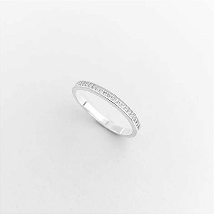 Anel Aparador com Zircônias