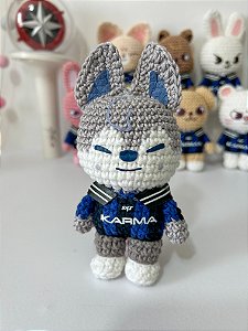 Wolfchan Bangchan - Stray Kids Skzoo Karma Edition crochet amigurumi
