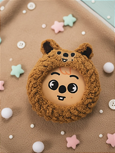 Quokka Chaveiro Skzoo Baby Photo Holder Stray kids crochê amigurumi