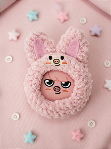 Dwaekki Chaveiro Skzoo Baby Photo Holder Stray kids crochê amigurumi