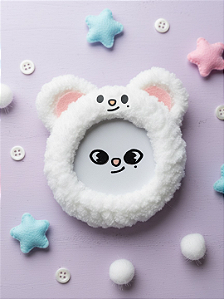 Jiniret Chaveiro Skzoo Baby Photo Holder Stray kids crochê amigurumi