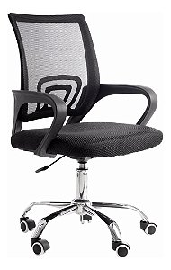 Cadeira De Escritorio Home Office Giratoria Com Tela Mesh