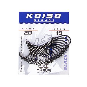 ANZOL MARURI KOISO D10401 (Black Nickel) C/20 PEÇAS