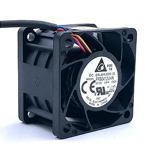 Delta-FFB0412UHN Ventilador de refrigeração, 40x40x28mm, 4028, 40mm, 1U, 2U Ve