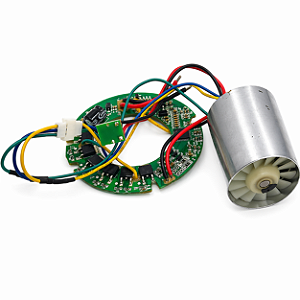 Mini Ventilador Duto Brushless 35mm 12V–24V 50W – Alta Velocidade com Driver
