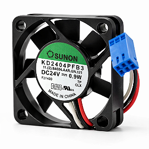 Cooler Axial Sunon KD2404PFB3 24V 0.9W 3 Fios 40x40x10mm
